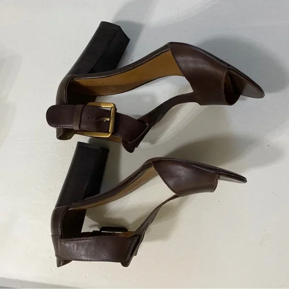 Vintage Italian Design Leather Heels Franco Sarto Women's heels - Picture 6 of 8